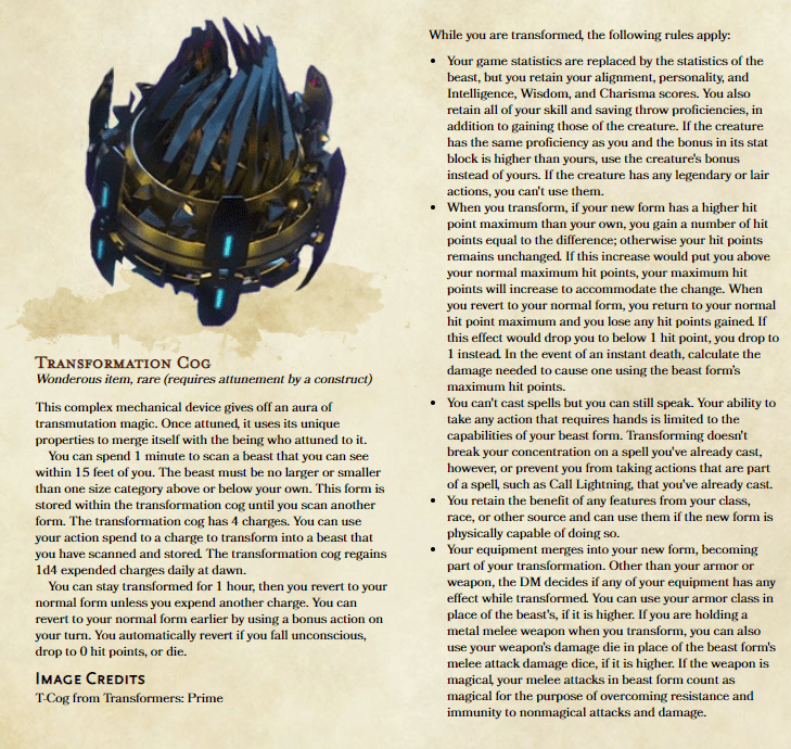 Transformation Cog 2018