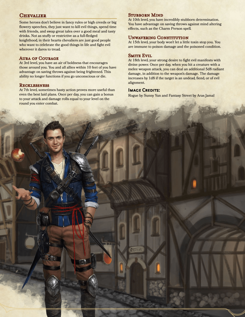 Fighter Martial Archetype:&nbsp;Chevalier