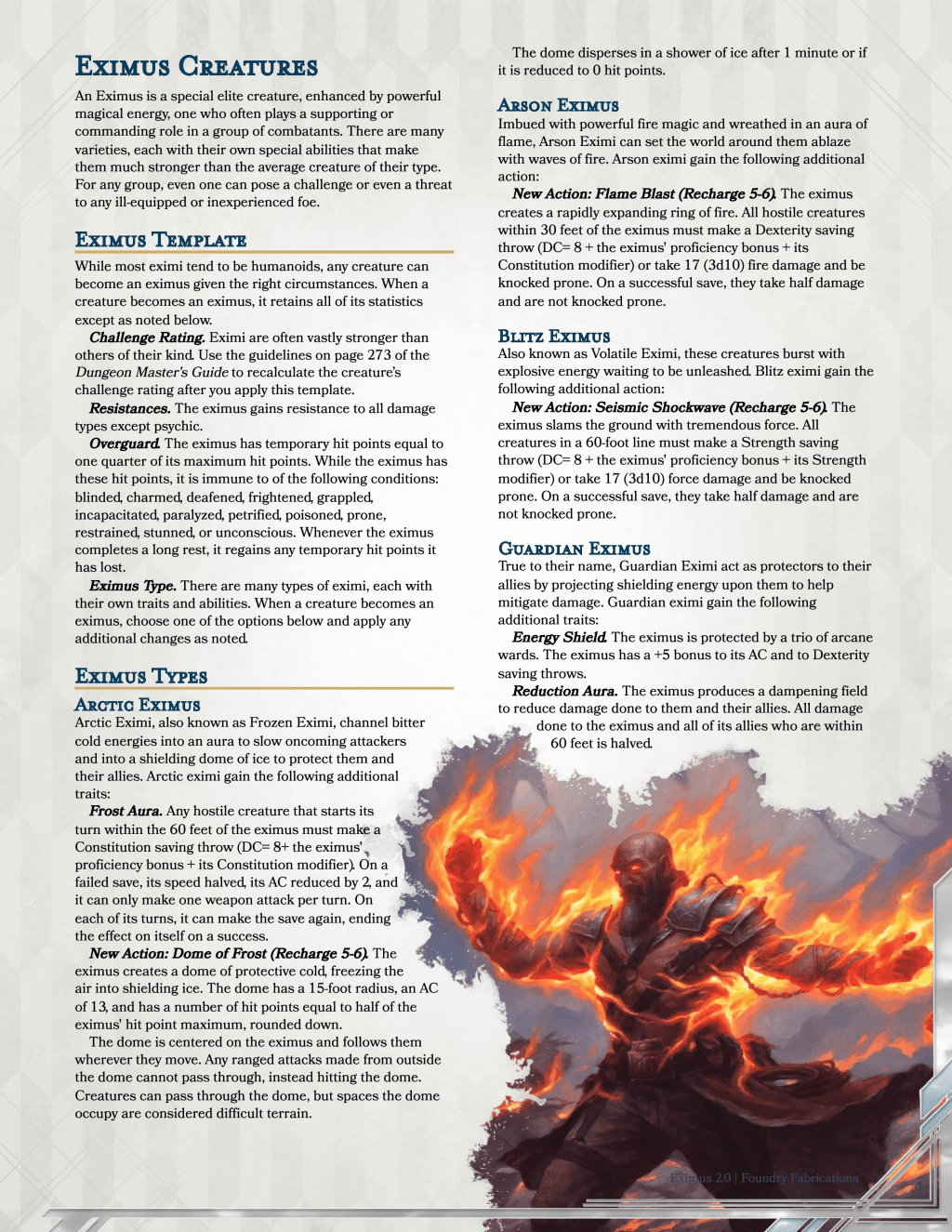 Eximus Creatures 2022