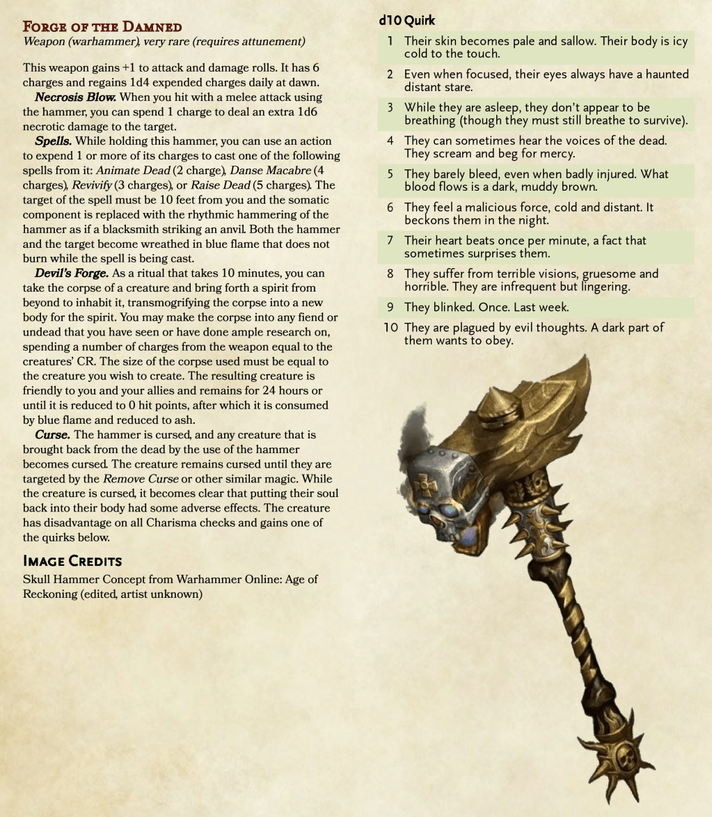 Forge of the&nbsp;Damned