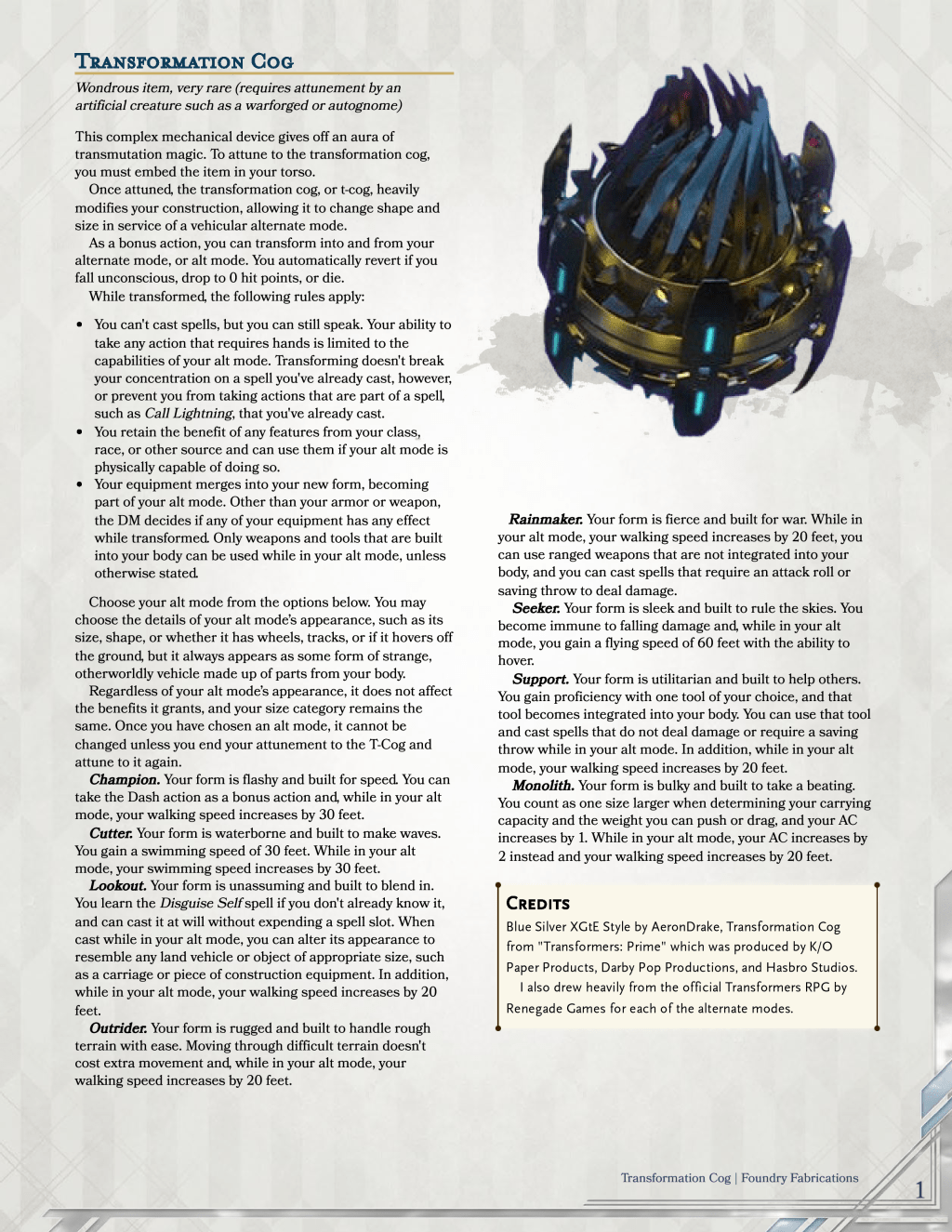 Transformation Cog 2024