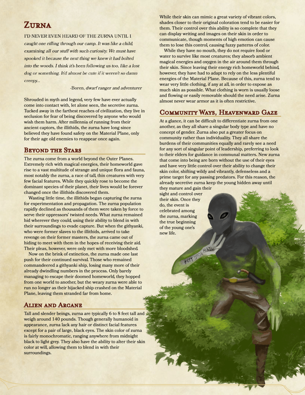 Races & Lineages The Foundry